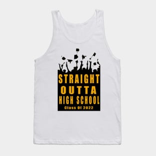 Straight Outta High School Class Of 2022 Graduation Tank Top